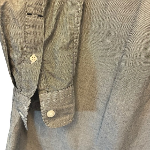 Levi's Slim Fit Gray Casual Button Down Shirt Soft Cotton Blend - Picture 5 of 5